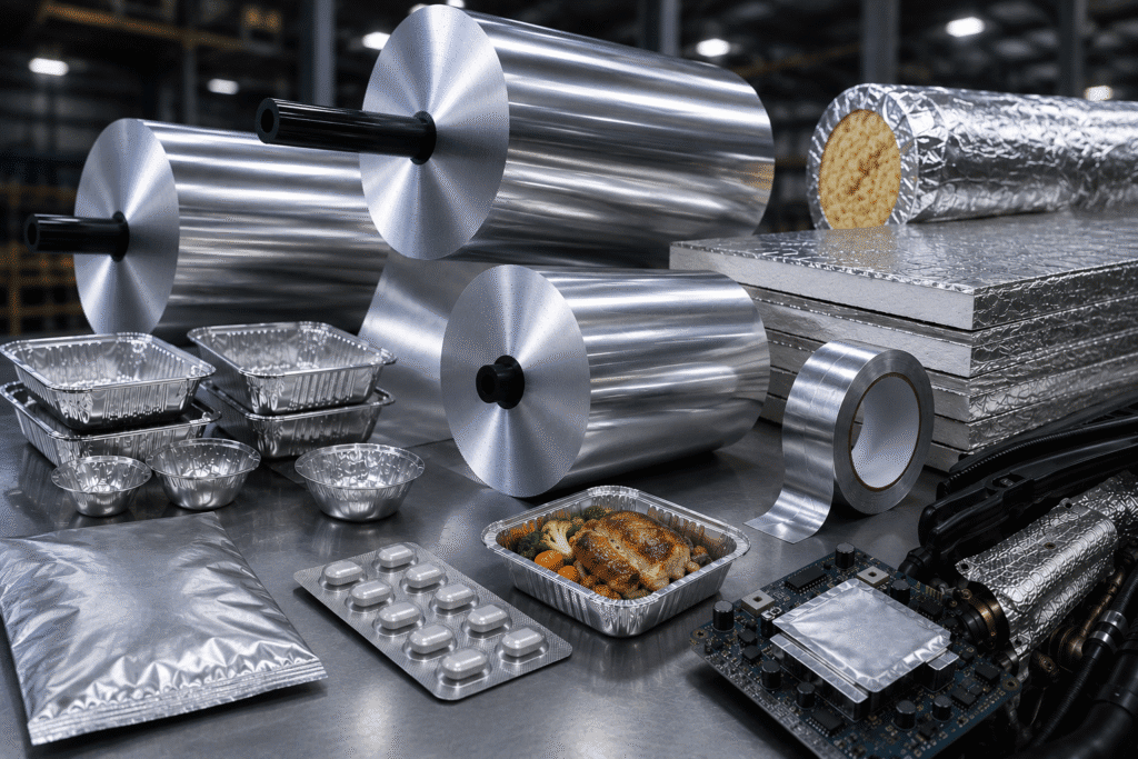 Foil de aluminio: qué es y para qué se usa en industria y construcción